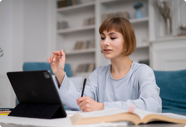 young-woman-learning-online